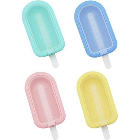 Eisformen – Nicht spezifiziert – 4 Stück – Silikon – Wiederverwendbar – Für selbstgemachtes Eis (1/4)