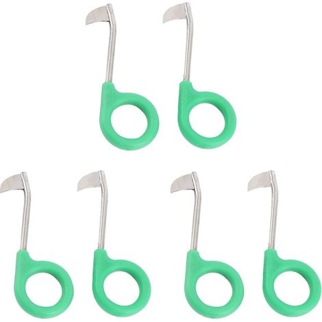6pièces Outils De Jardinage Cutter Précis pour Pêche Vigne Et Autres Arbres Fruitiers Cisailles à Anneau avec Lame Tranchante Et Design Ergonomique pour Élagage Et Entretien (1/5)