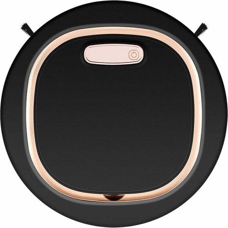 Aspiradora robot inteligente 3 en 1 Crezuo, con batería de 1200 mAh para eliminar polvo y pelo de mascotas en suelos.-Crezuo
