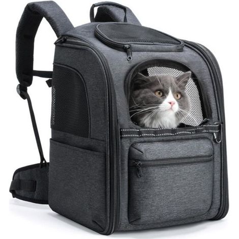 BelleRise - Sac à dos pour chat avec réduction de charge anti-gravité de 30 %, sac à dos pour chien soulageant la pression (1/5)