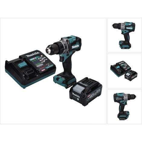 Makita DF 001 GM1 Taladro atornillador a batería 40 V máx. 140 Nm XGT sin escobillas + 1x batería recargable 4,0 Ah + cargador (1/5)
