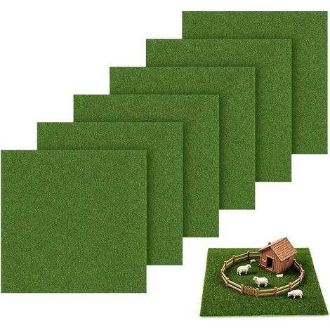 pelouses artificielles de 15 x 15 cm pour le bricolage (1/5)
