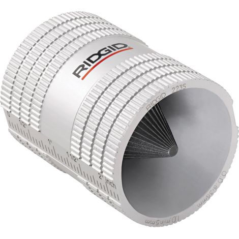 RIDGID 1/4" to 1 1/4" Inner/Outer Deburring Tool for Copper and Stainless Steel