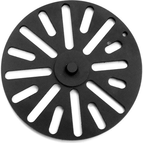 Grille à cendres pour poêles à cheminée Sondrio 2 de Drooff - fonte - dimensions d'encastrement parfaitement adaptées (1/2)