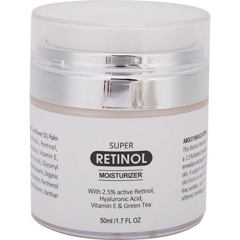 Crème visage anti-âge 50g à l'extrait de rétinol, hydratante revitalisante antioxydante antirides (1/5)