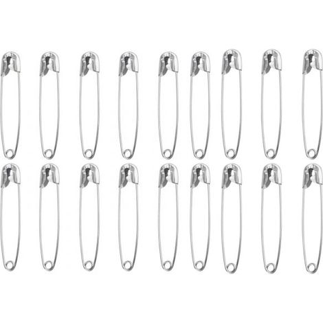Spille da balia in acciaio inox 18 pezzi 28mm 30mm 45mm per cucito abbigliamento