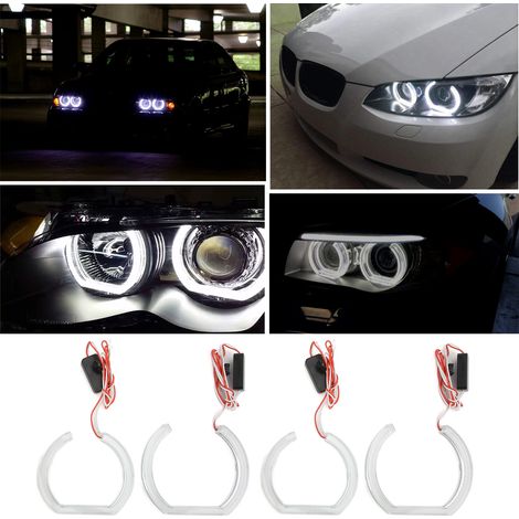 Fahrzeugmodifikation: DTM-Style-Angel-Eyes-Kit (weißes Licht) für BMW E90 E92 E93 F30 E60 F10 (1/5)