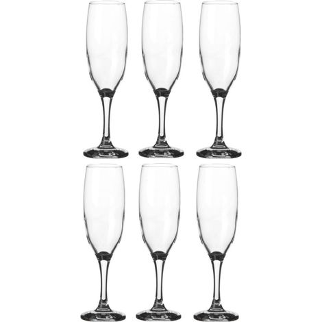 Lot de 6 flutes à champagne 22cl EMPIRE (1/3)