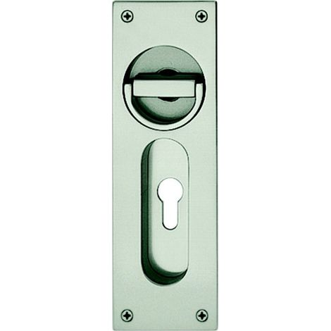 Pomo de encastrar puerta tabique de panderete VK8, 0 424205,eck.Locht.Alu F1