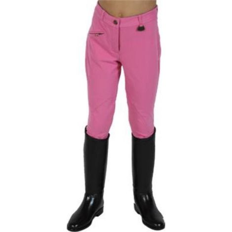 6/7 anni, Rosa: Pantaloni da equitazione per bambino estivi modello Tecnolight (1/2)