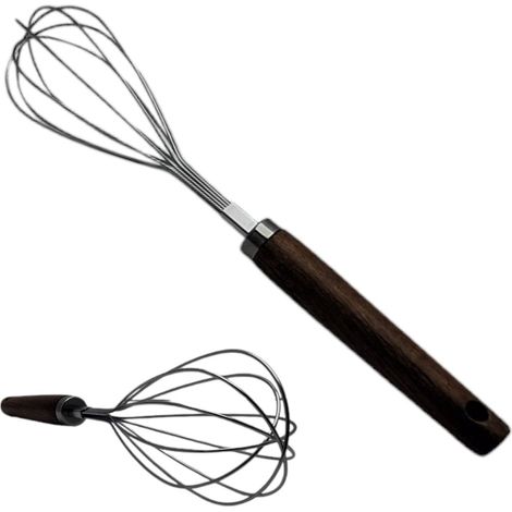 Batidora de acero con mango de madera, 29 cm (1/5)