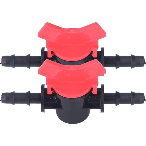 2 Pièces Régulateur de Débit ABS Plastique Vanne de Contrôle Liquide pour Eau 8MM Facile d'Installation et Polyvalente (1/5)