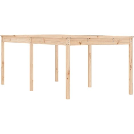 Maison Exclusive - Gartentisch 203,5x100x76 cm Massivholz Kiefer