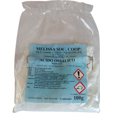 Acido ossalico 100 gr.