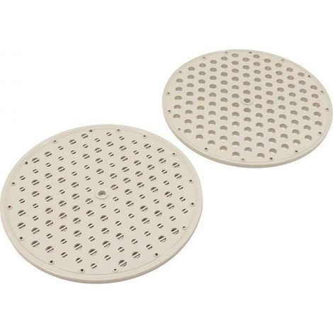 Plateau inférieur/supérieur pour filtre à diatomée de piscine PERFLEX 65/75 - Blanc - ECX11034SET - Hayward