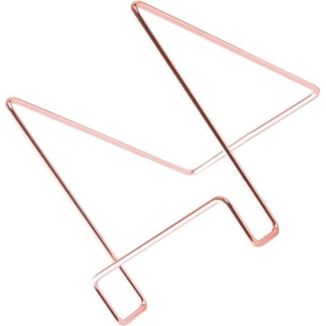 Support Livres Doré en Tablette Électrolytique et Métal pour Pupitre à Incurvé Sécurisé pour Téléphone Portable, pour Salons Bureaux (1/5)