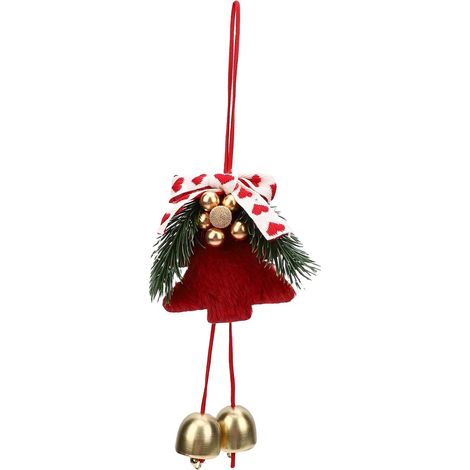 Christmas Tree Ornament with Elegant Bow Pendant (heart) (1/5)