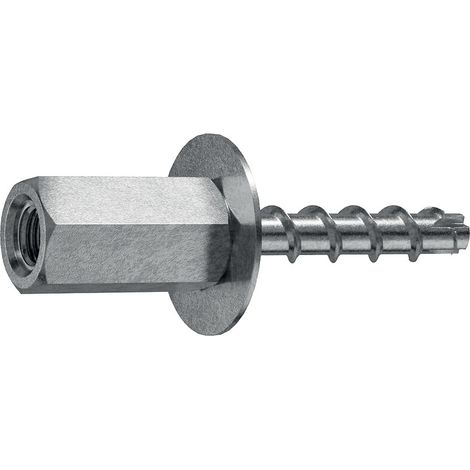 Vis béton acier zingué tête hexagonale taraudée M8-M10 TMK démontable ATE option 1 6x35mm boîte de 50 pièces - G&B FISSAGGI (1/2)