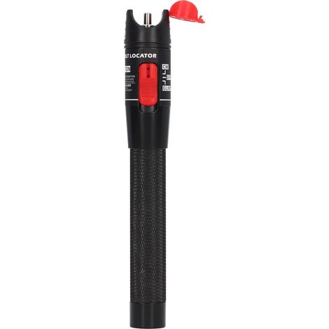 COMELY Localisateur de Défauts Visuel Fibre Optique 10mW, Testeur Fibre Optique Noir Facile à Utiliser Poignée Antidérapante pour Maintenance HT 50 (1/5)