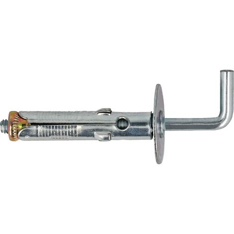 Tasselli in acciaio Diam. 8 x 45 con gancio lungo 8 pz.