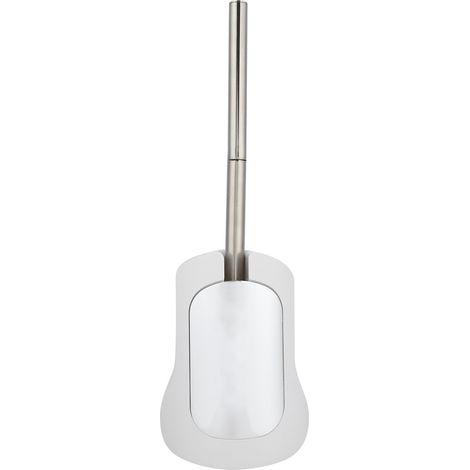 Porte-Brosse WC Mural - Acier Inoxydable Et Abs - Pour Salle De Bain - Ensemble 1 Pièce (1/5)