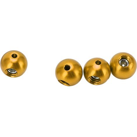 Embouts de câble de vélo ZTTO à billes réutilisables, sertis pour câbles de freins de VTT et de vélo de route, couleur or (1/5)