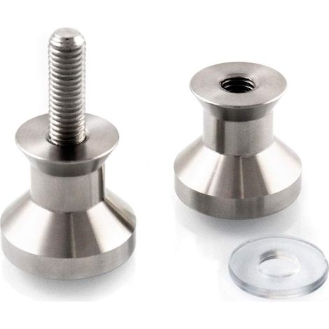 (1 paire) Bouton de porte, Porte de Douche Poignées pour Salle de Bain, Cuisine, Maison, Bureau, Hôtel,Alliage d'aluminium (1/4)