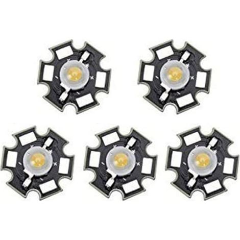 Pack of 5 high-performance LED bulbs, warm white, 3 W [energy class A] (1/5)