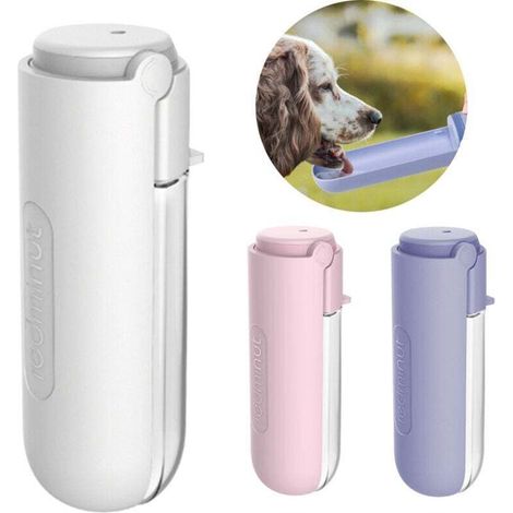 Bouteille d'eau pour chien avec fontaine à eau pour animaux de compagnie de 420 ml
