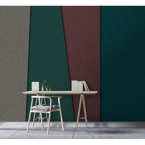 Papier peint panoramique moderne multicolore foncé Tapisserie panoramique rayures asymétriques Papier peint panoramique couloir & chambre (1/3)