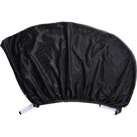 Pare-soleil,Pare soleil professionnel noir Simple réglable,2 pièces,pare soleil pour fenêtre de voiture,Protection UV,maille -A (1/4)