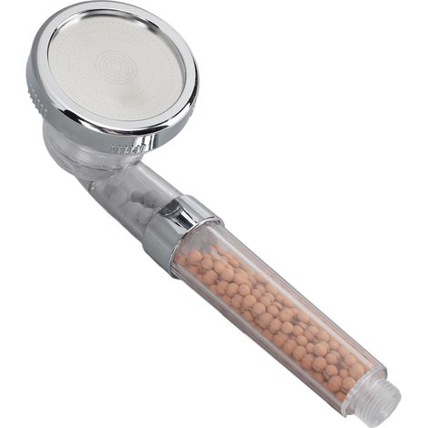 Pommeau de douche filtrant aux ions négatifs, 3 modes, économie d’eau pressurisée, triple filtration (1/5)