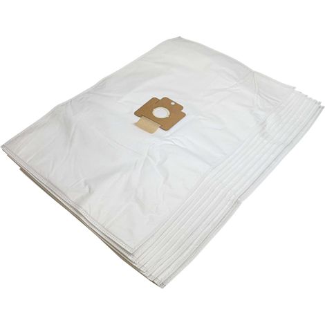 vhbw 10x bolsa reemplaza Nilfisk 107401157 para aspiradora - 50 cm x 36 cm blanco (1/4)