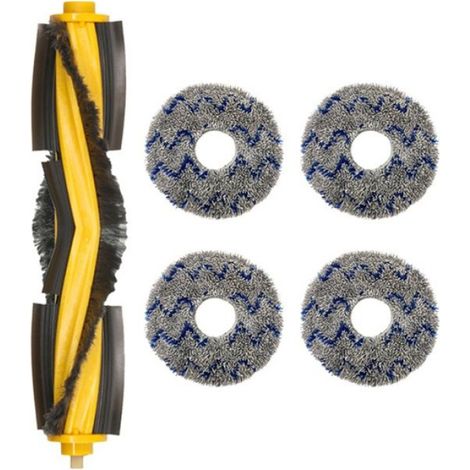 SéRies Brosse Principale Vadrouille Chiffon Pour Ecovacs Deebot T10 Turbo Robot Aspirateur Maison Nettoyage PièCes Kits (1/4)