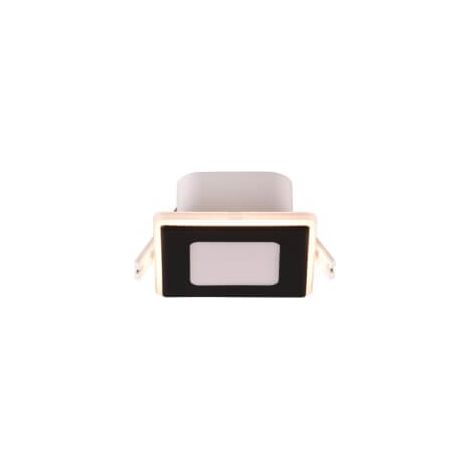 Spot encastré carré noir LED 5W 450lm IP44 Trio Nimbus (1/3)