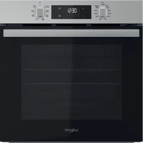 Forno multifunzione da incasso 71L 60cm con pulizia pirolitica, acciaio inox - OMR551RROX - Whirlpool (1/5)