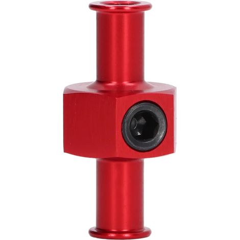 Conector en T para manómetro de combustible, conector en T para presión de combustible, conector de manguera de 3/8 de pulgada, conector NPT de 1/8 de pulgada (1/5)