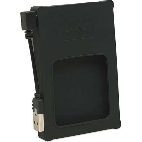 MANHATTAN Box esterno per hardisk 2.5 SATA/USB 2.0 Silicone Nero (1/5)
