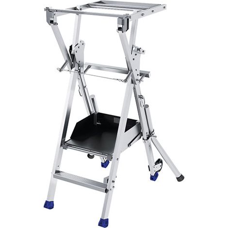 Escabeau PIRL 2 marches - Hauteur max. de travail 2.50m - PIRL2RM/STO
