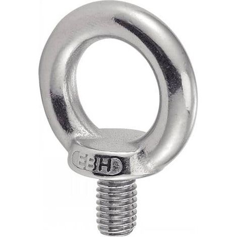 25 Vis à Anneau M8 mm - TYPE DIN 580 - UNI 2947 - Inox A4 - D-Work