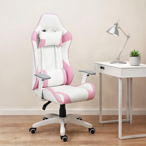 Chaise de bureau en pele sintética e espuma 67 x 60 x 128 cm (1/5)