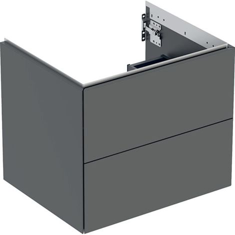 Geberit ONE mueble bajo lavabo, 2 cajones, 59.2x50.4x47cm, (1/4)