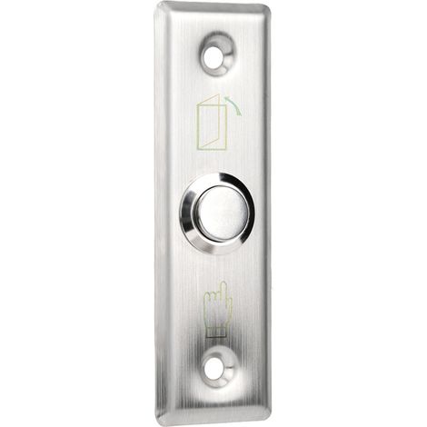 Interrupteur de contrôle d'accès de porte 12 V, bouton de déverrouillage de sortie en acier inoxydable (1/5)