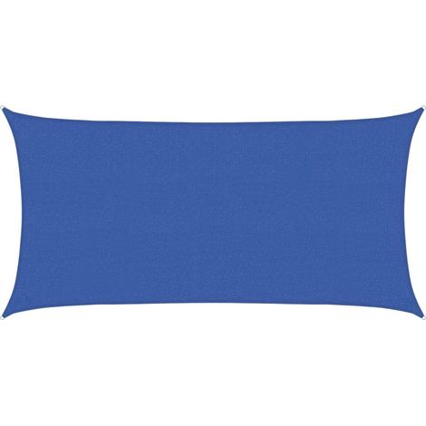 Sunshade Sail Blue 2.5 x 6 m HDPE vidaXL