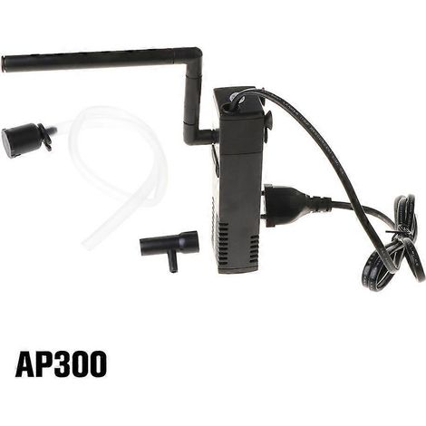 Filtre d'aquarium silencieux avec ventouses pour reptiles - AP-300L