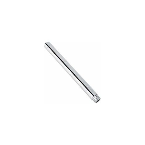 Bras de Douche Extension Bras Tube d'Arrosage en Acier Inoxydable pour Pommeau de Douche de Salle De Bains, Taille du Filetage G1/2 Pouce,201 Avec le Chromage（6 Pouces，1/2"） (1/5)