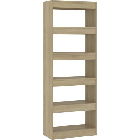 Maison Exclusive - Libreria/Divisorio Rovere Sonoma 60x30x166 cm in Truciolato