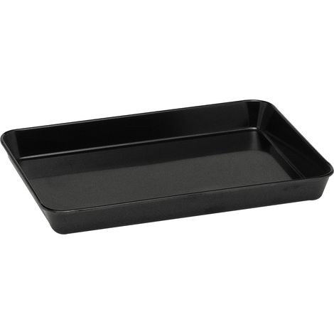 Bandeja de melamina para carne y alimentos, 290 x 160 x 35 mm, color negro - Hendi 568101