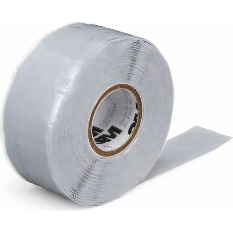 Nastro silicone autoagglomerante 25mm x 150cm bianco – impermeabile e isolante (1/5)