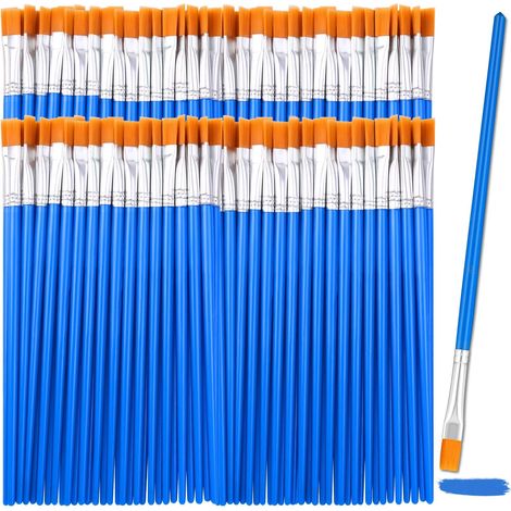 100 pièces - Kit de peinture - Coffret de peinture pour enfants - Pinceaux en nylon pour peintures sur commande et figurines en plâtre - Ensemble complet de pinceaux pour enfants créatifs - Stylos poi (1/5)